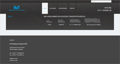 Desktop Screenshot of hut-str.de