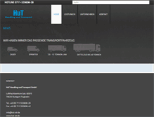 Tablet Screenshot of hut-str.de